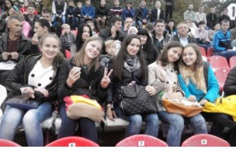 Діти волинських бійців відвідали матч «Волинь» - «Динамо». ФОТО