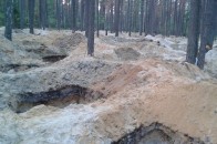 На маневицьких «бурштинових копальнях» засікли свіжі ями. ФОТО