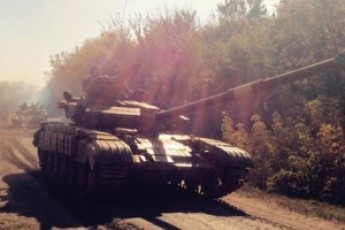Позиції сил АТО без важкого озброєння, або як відводять українські танки. ФОТО