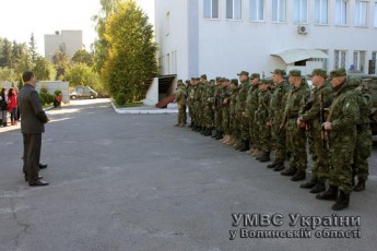 Бійців «Світязя» провели на передову. ФОТО