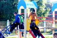 Як у Луцьку цьогоріч облаштували дитячі майданчики