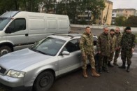 Розвідникам 14-ї бригади передали з Волині «Ауді». ФОТО