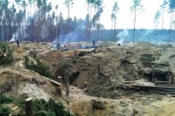Бурштинові родовища на Волині «стерегтимуть» 500 спецпризначенців