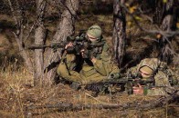 Як на передовій українські снайпери проводять навчання. ФОТО