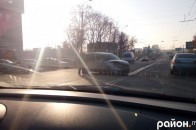 В Луцьку через аварію утворився затор. ФОТО