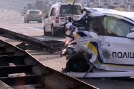 У Києві сталася подвійна ДТП за участю патрульних, є постраждалі