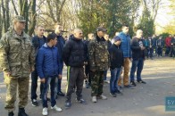 Перших волинських призовників відправили у військові частини. ФОТО