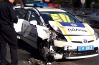 Київські поліцейські розтрощили майже половину патрульних авто