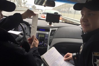 Водія Терещука оштрафували за порушення ПДР
