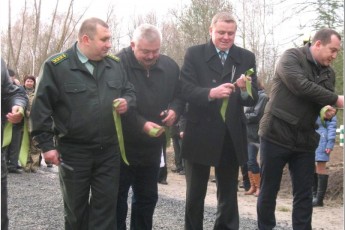 На Волині відкрили нову лісову дорогу