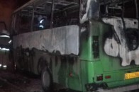У Полтаві жінка кинула в салон автобуса «коктейль Молотова». ВІДЕО