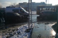 В Луцьку не розминулись два авто. ФОТО