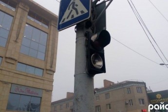 У Луцьку через перепад напруги не працювали світлофори. ФОТО
