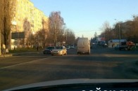 В Луцьку дві іномарки не поділили дорогу. ФОТО