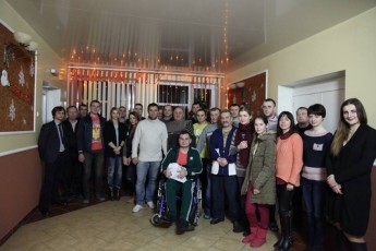 Луцькі волонтери навідались до бійців у госпіталь