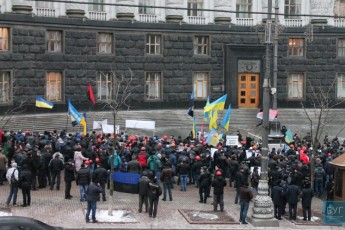 На кожного шахтаря по три силовики: деталі протесту волинських гірників у Києві