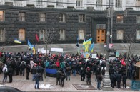 На кожного шахтаря по три силовики: деталі протесту волинських гірників у Києві