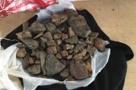 Поляк намагався вивезти з Волині контрабандний бурштин. ФОТО