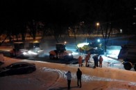 Ремонт шляхів по-українськи: асфальт на дорогах поклали поверх снігу. ФОТО