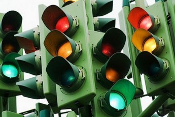 Виклик для патрульної поліції. У центрі Луцька не працювали світлофори. ФОТО