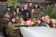 Як волинські військові святкують Різдво на передовій. ФОТО
