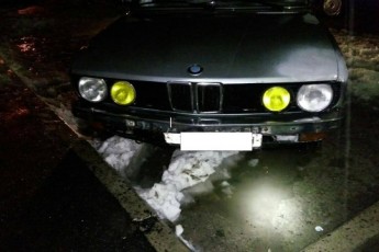 Неадекватний водій намагався задавити в Луцьку поліцейського. ФОТО