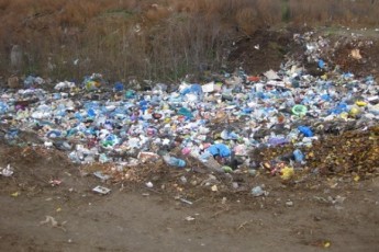 Стихійне сміттєзвалище забруднює воду лучан