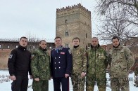 «Любіть Україну». Силовики привітали волинян з Днем Соборності України. ВІДЕО
