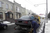 У Луцьку затримали водія авто з підставними номерами. ФОТО