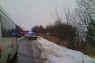 На Волині мікроавтобус втрапив одразу в дві ДТП