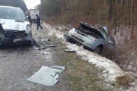 Біля Луцька моторошна аварія: «Toyota» зіткнулася з мікроавтобусом. ОНОВЛЕНО