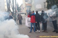 «Наша влада підтримує бізнес окупантів в Україні», - акція протесту в Луцьку. ВІДЕО