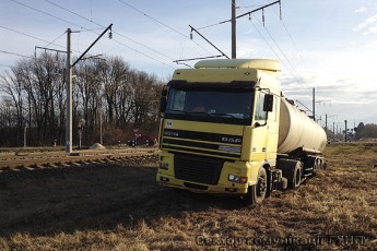 Поблизу Луцька фура на швидкості з’їхала у кювет. ВІДЕО