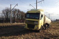 Поблизу Луцька фура на швидкості з’їхала у кювет. ВІДЕО
