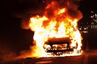 У волинянина згоріла автівка