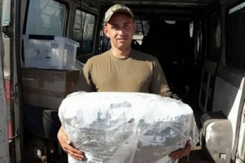 Намети «відкликунів» за непотрібністю у Луцьку відправили в зону АТО