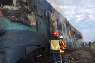 На Закарпатті під час руху загорівся приміський поїзд