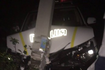 Патрульні потрапили у ДТП на межі Волині та Рівненщини. Фотофакт