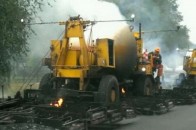 На Рівненщині дорожники у зливу робили ремонт дороги вартістю 59 млн грн