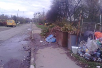 Еколихо у Нововолинську: сміттям засипані вулиці міста