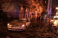 Потужний буревій та десятки повалених дерев: до України прийшла негода