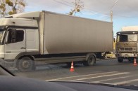 У Луцьку на перехресті зіткнулися дві вантажівки