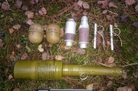 На Волині виявили схованку зброї та боєприпасів
