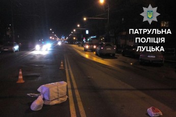 У Луцьку за ніч збили двох пішоходів