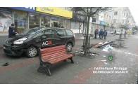 У центрі Луцька п'яний водій влаштував ДТП