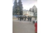 У центрі Луцька оркестр ЗСУ створює святковий настрій