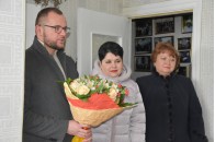 Представники міської ради відвідали вдову визволителя Луцька