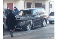 Кому належить Range Rover, який згорів вночі у Луцьку