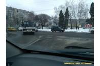 У Луцьку на кільці біля 