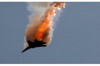Бомбардувальник Су-24 збили у Сирії (Відео)
